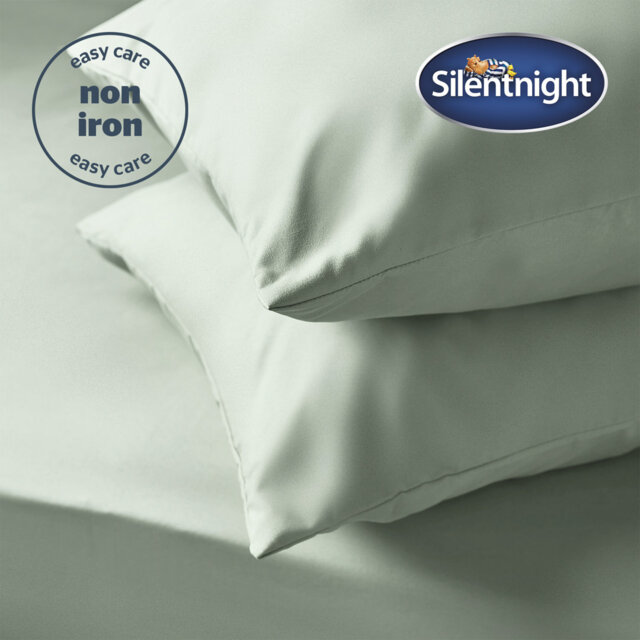 Silentnight Supersoft Plain Microfibre Housewife Pillowcase