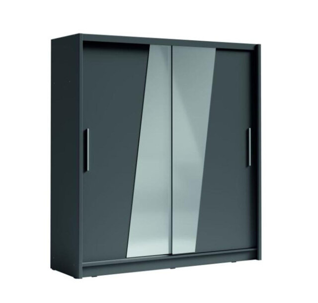 Bergamo 2 Door Manufactured Wood Wardrobe