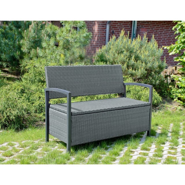 Wicker Outdoor Bench