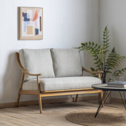 Fokko 2 Seater Linen Loveseat