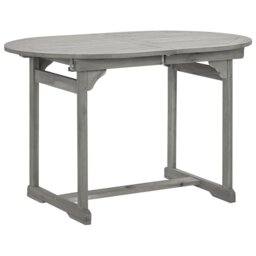 Darst Garden Dining Table (160-240)x100x75 cm Solid Acacia Wood