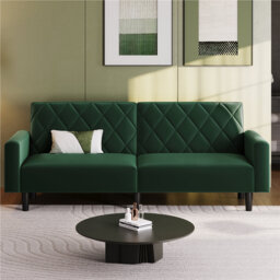 2-Seater Sofa Bed Aidden With Adjustable Backrest