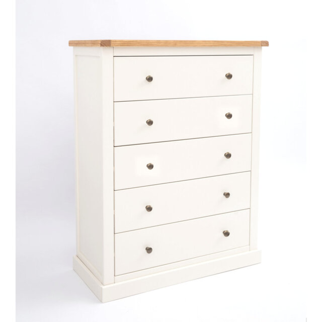 Emmet 90cm W 5 - Drawer Chest of Drawers