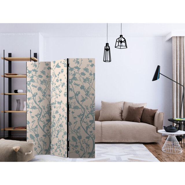 135cm W x 172cm H 3 - Panel Acoustic Room Divider Folding Room Divider