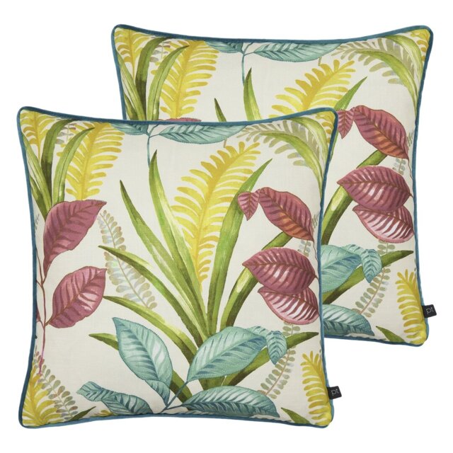 Pamina Feathers Floral Scatter Cushion with Filling