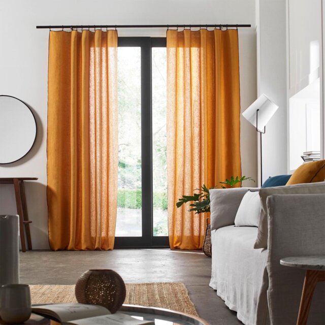 Dziedzic Panel Semi Sheer Single Curtain