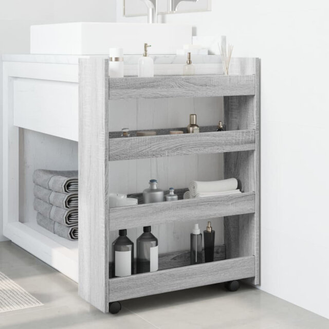 Wood Bar Cart