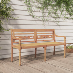 Broomsedge Teak Park Bench
