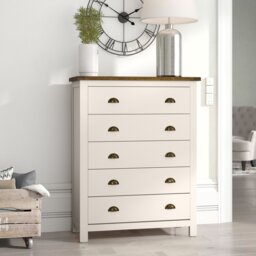 90cm W 5 - Drawer Chest of Drawers