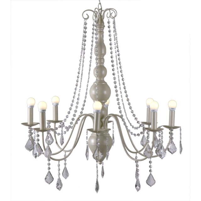Cogburn 8 - Light Candle Style Chandelier