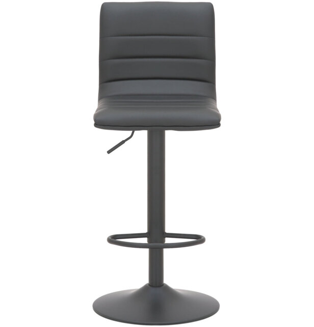 Pemberly Swivel Upholstered Adjustable Height Counter Stool with Metal Frame