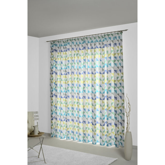 Berlare Cotton/Polyester Room Darkening Pinch Pleat Curtain Panel