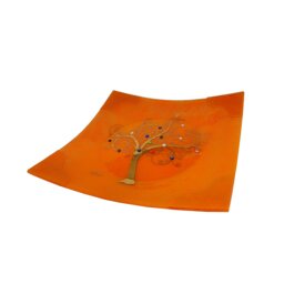 Clinkscales Glass Square Decorative Plate
