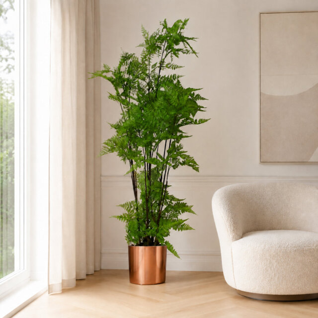 150cm Faux Plant in Metal Planter