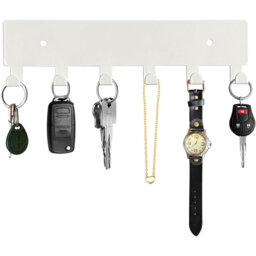 Godric Metal Wall Organizer with Key Hooks