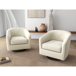 Bennett 73.1Cm Wide Swivel Barrel Chair