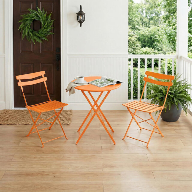 Metal Outdoor Bistro Table , 20.8cm cm W 19.3cm cm D