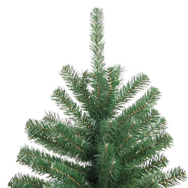Artificial Hinged Christmas Tree Green PVC and Metal