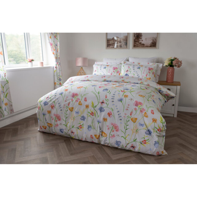 Larissa Cotton Blend Floral Duvet Cover Set with Pillowcases Included