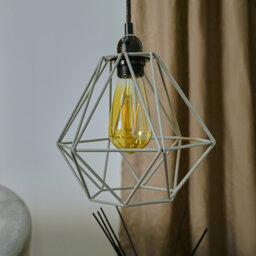 Carnegie 20cm H Metal Novelty Lamp Shade ( Spider ) in Grey