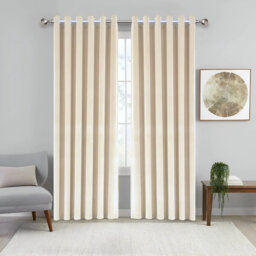 Imperial Rooms Crushed Velvet Eyelet Sheer Curtains