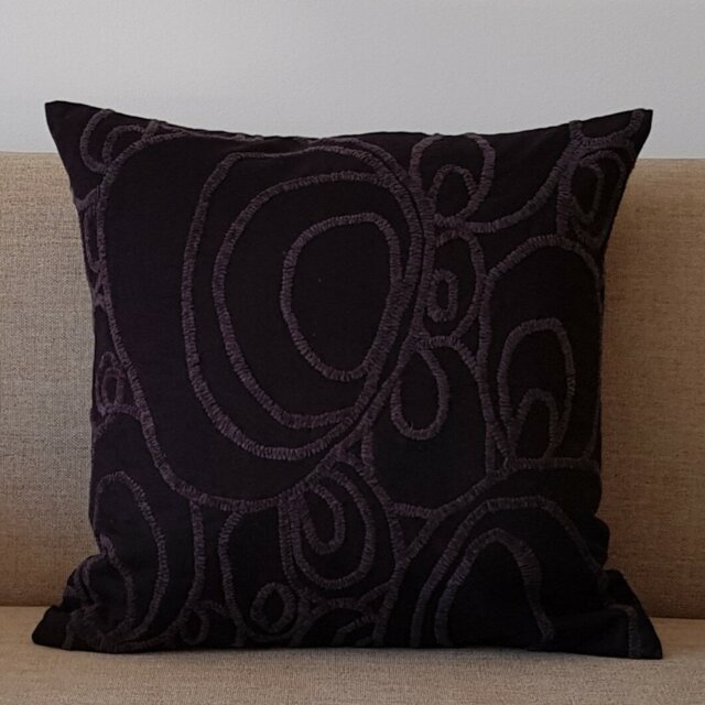 Broady Abstract Square Cushion