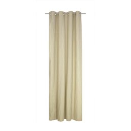 Pedersen Cotton Blend Eyelet Curtain, single Panel, opaque