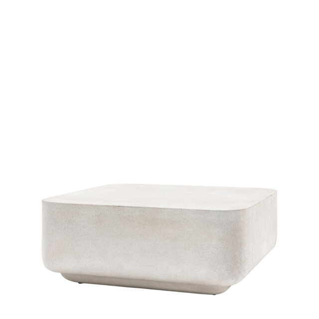 Charlierae Conrete Look Coffee Table 75x75x30cm