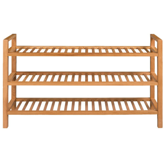 15 Pair Solid Wood Flip Down Shoe Storage