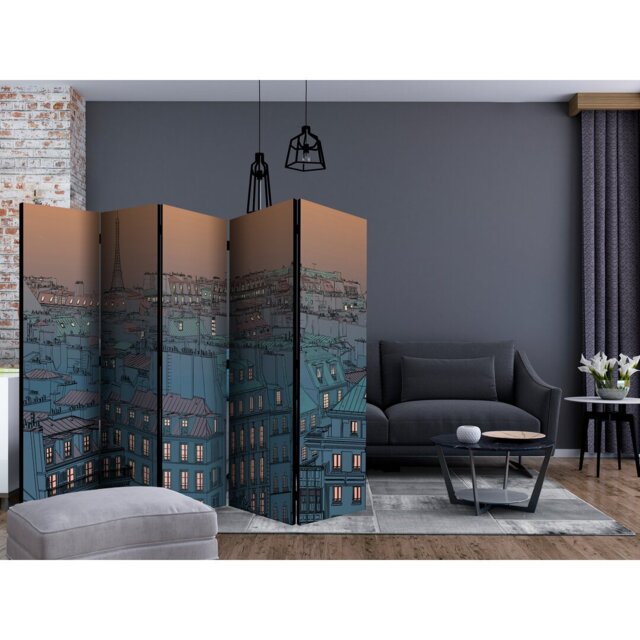 Depuy 225cm W x 172cm H 5 - Panel Solid Wood Folding Room Divider