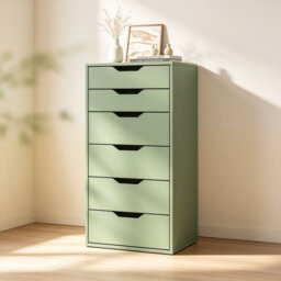 45 cm W Chest of 6 Drawers