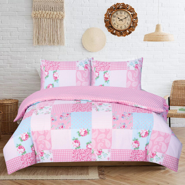 Morticia Plain Weave 180 TC Duvet Cover Set