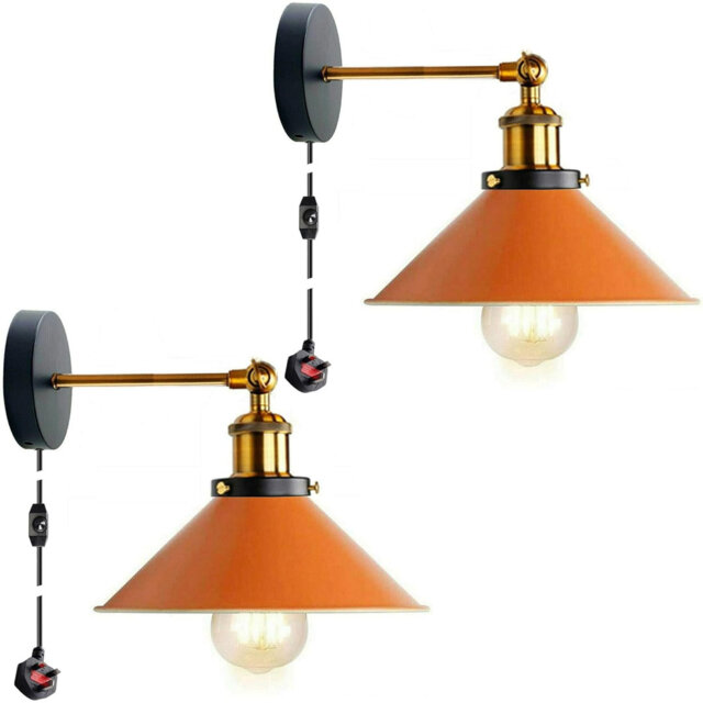 Plug-in Armed Sconce