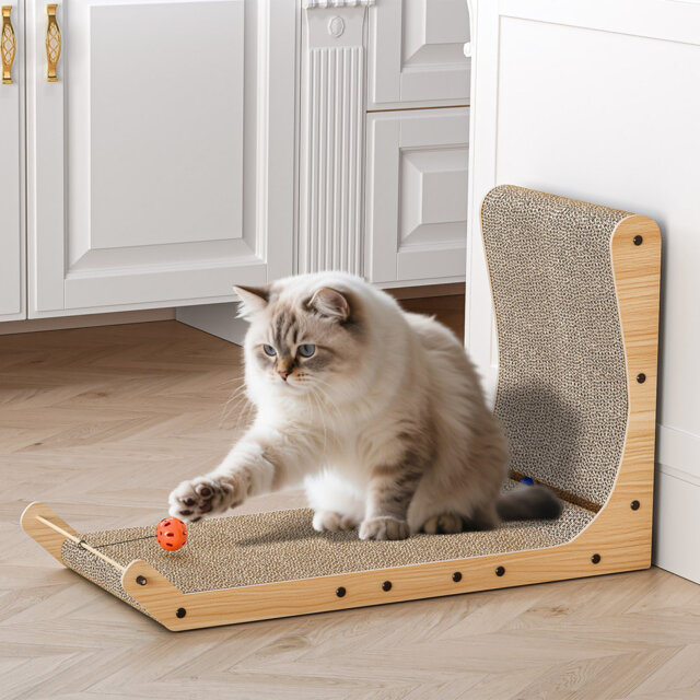 Cat Scratcher,68cm Durable Scratching Board for Wall & Corner, Sturdy Pet Furniture for Indoor Cats