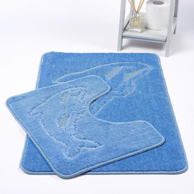 Madeline Non-Slip Non-slip Bath Mat And Pedestal Mat