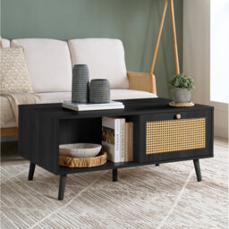 Noemi Rattan Coffee Table 100CM Width