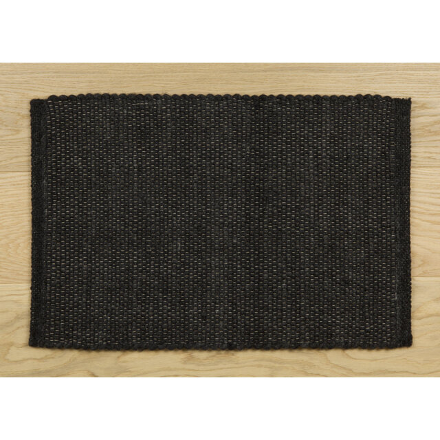 Hamza Wool Charcoal Rug