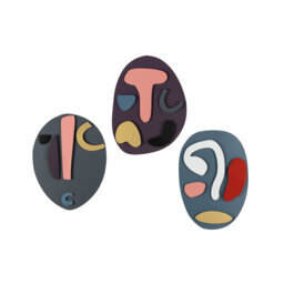 Handmade Modern People Wall Decor on Metal