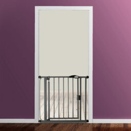 Metal Pressure Mounted Pet Gate With Door