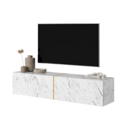 "Aadityaram Unfinished TV Stand for TVs up to 50"" with Fireplace Included"