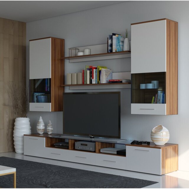 "Roberson Unfinished Entertainment Centre for TVs up to 88"""