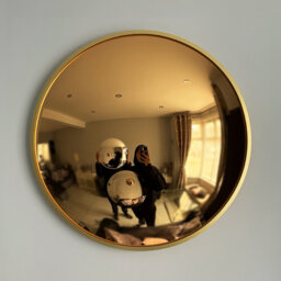 Aluminium Round Mirror