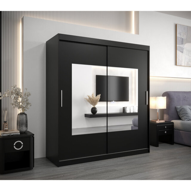 Arrun 2 Door Manufactured Wood Wardrobe