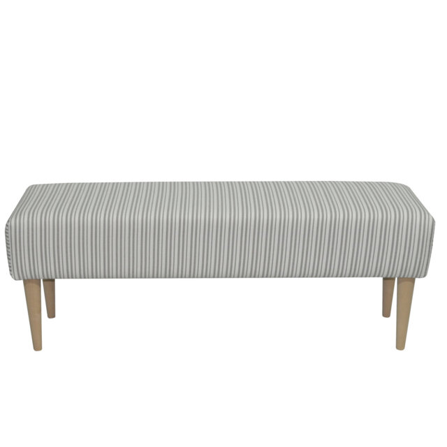 Pastel Polyester Upholstered Bench
