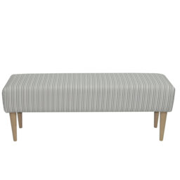 Pastel Polyester Upholstered Bench
