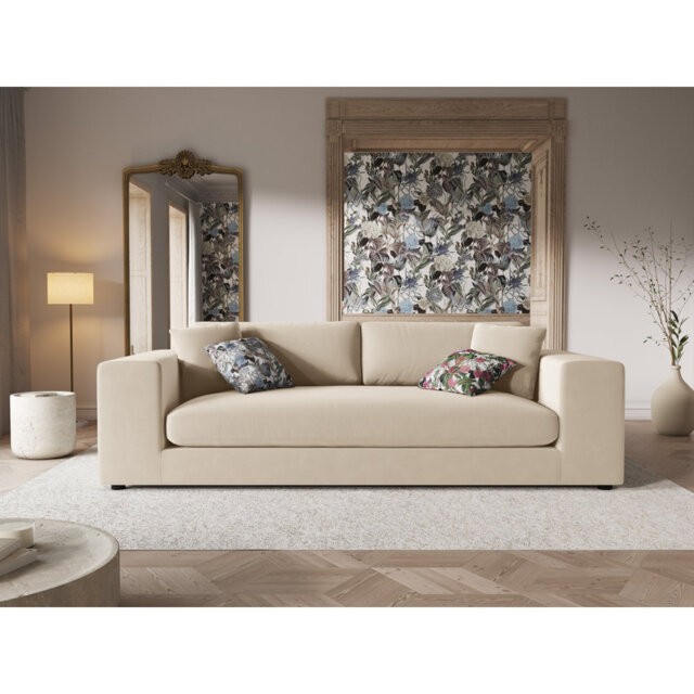 Francisca 4 Seater Velvet Sofa