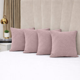 Luxury Diamond Velvet Cushion Covers Set Of 4 Soft Cushion Cases Sofa, Throw