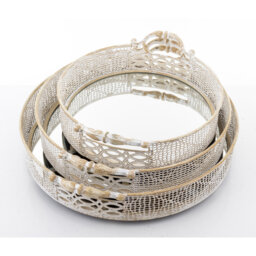 Leiston Metal Tray - Set of 3