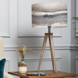Aratus Wood Tripod Lamp