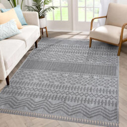 Indoor Area Rugs Low Pile Bedroom Rug Non Slip Floor Mat Washable Carpet Pads for Living Room A125